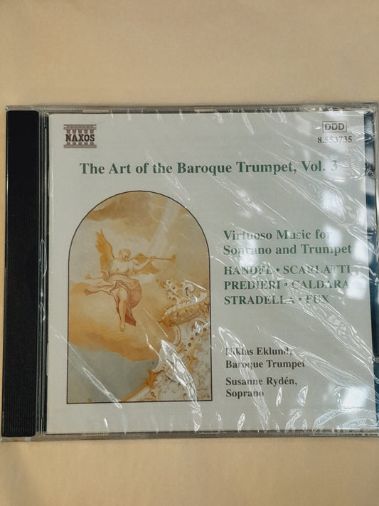 CD The Art of the Baroque Trumpet, volume 3 Niklas Eklund, trompette baroque