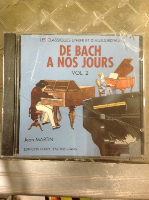 De Bach à nos jours volume 2 CD de Hervé et Pouillard