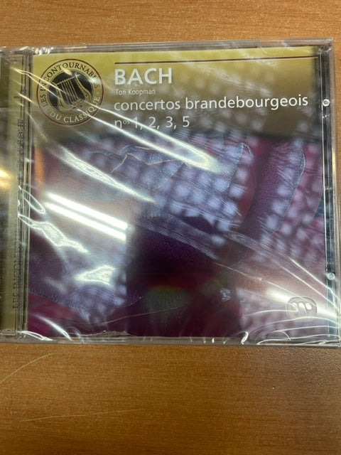 CD Bach Concerto brandebourgeois N°1-2-3-4 sous la direction de Ton Koopman