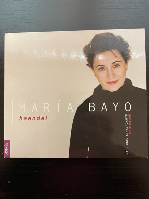 CD Maria Bayo, soprano Haendel Opera arias & Cantatas