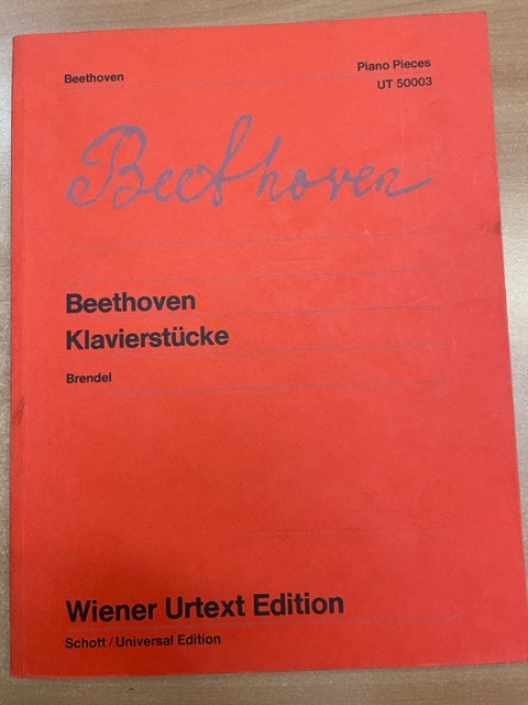 Partition piano BEETHOVEN Klavierstücke op. 33,51,53,77,89,119,126,129