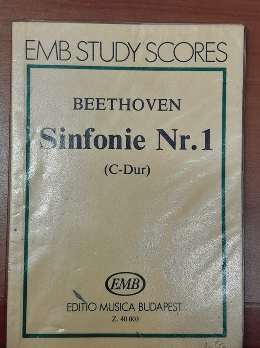 Beethoven conducteur de poche Sinfonie n°1 (C dur)