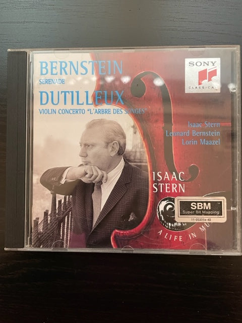 CD Bernstein et Dutilleux Serenade after Plato's Symposium / L'arbre des Songes, concerto pour violon et orchestre