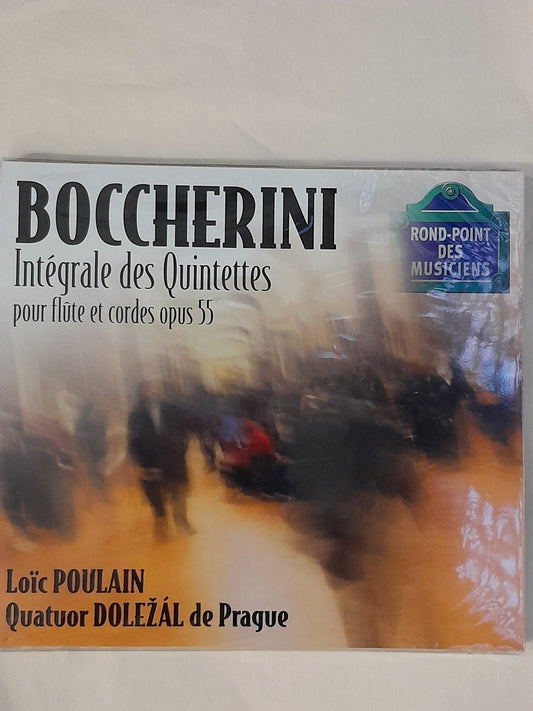 CD Luigi Boccherini Intégrale des Quintettes pour flûte et cordes opus 55