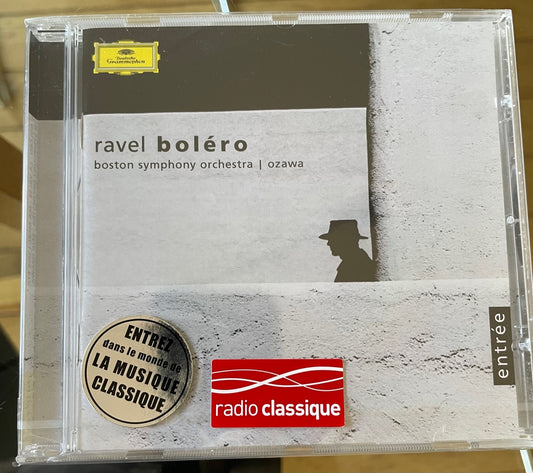 CD Boléro de Ravel avec le Boston symphony orchestra direction Seij Ozawa