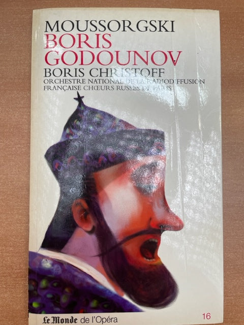 Modest Moussorgski Boris Godounov Livret bilingue + 3 CD