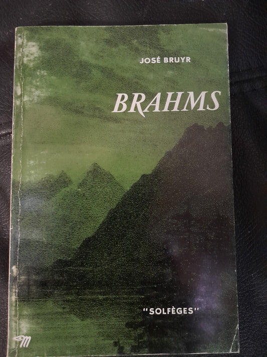 Brahms livre de José Bruyr