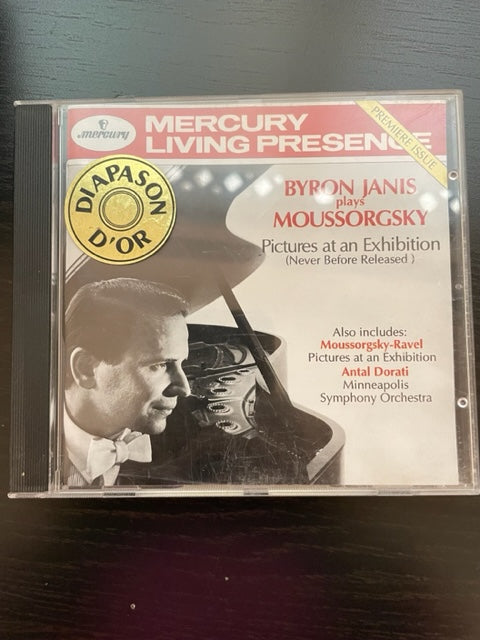 CD Byron Janis play Moussorgsky Pictures at an Exhibition