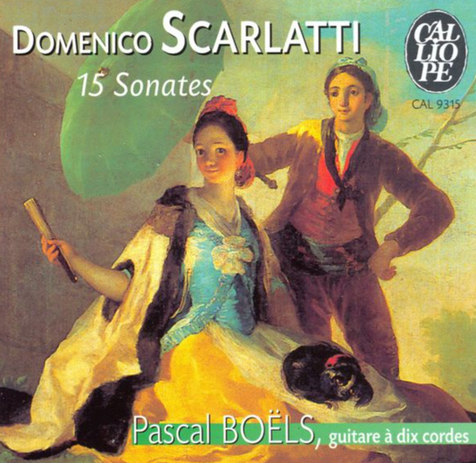 CD Domenico Scarlatti 15 sonates Pascal Boëls guitare à 10 cordes