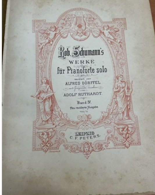 Werke für Pianoforte solo band IV, partition pour piano de Robert Schumann