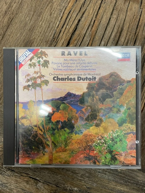 CD Ravel direction Charles Dutoit et l'Orchestre Symphonique de Montréal