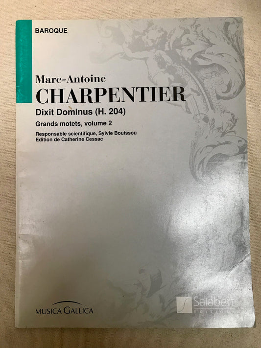 Marc-Antoine Charpentier Dixit Dominus (H204) - Grands motets volume 2, partition pour choeur