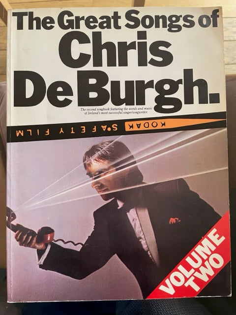 Chris De Burgh The Great songs volume 2 songbook piano voix et guitare