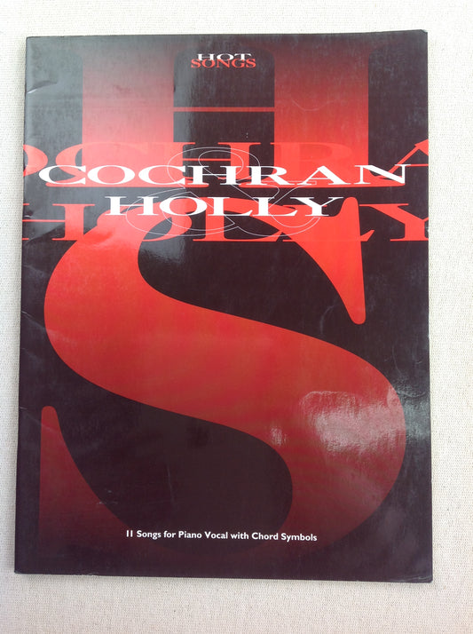Cochran Holly 11 songs for piano vocal with chord symbols (Hot songs)- 3000 partitions, livres et vinyles d'occasion  en vente sur notre site internet gastonmusicclub.fr Gaston Music Store