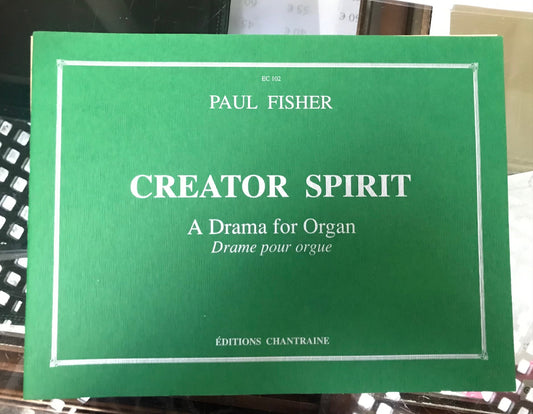 Paul Fischer Creator Spirit partition pour orgue