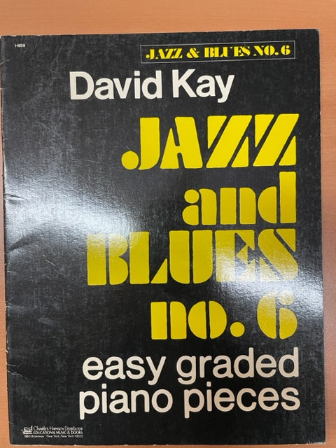 David Kay Jazz and Blues n° 6 partition piano