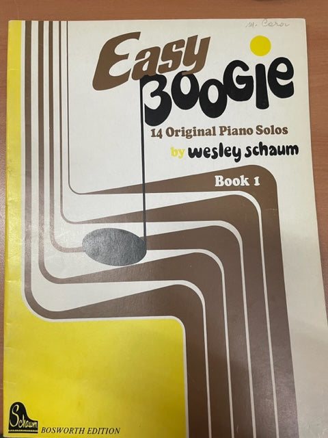 Easy Boogie, 14 original piano solos, book 1 partition de Schaum W