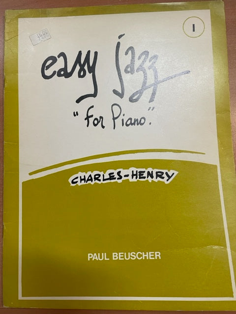 Charles Henry Easy jazz for piano partition facile pour piano