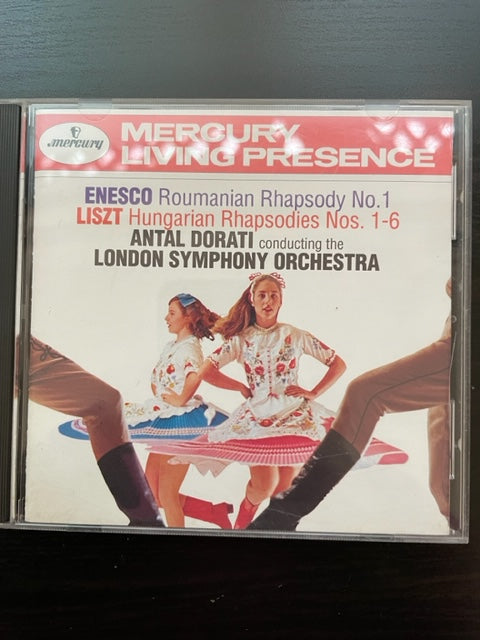 CD Georges Enesco Franz Liszt Roumanian Rhapsody n°1 - Hungarian Rhapsodies n°1 - 6