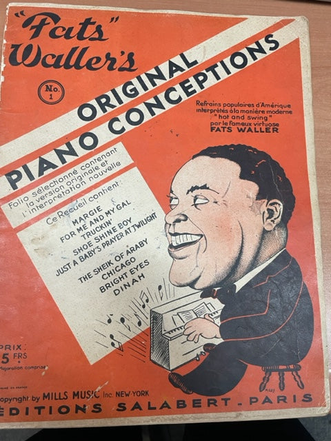 Fats Waller Original piano conceptions partition piano