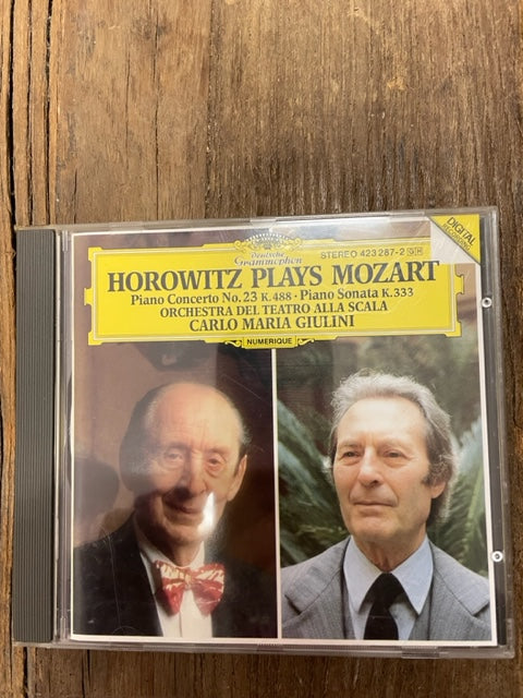 CD Horowitz plays Mozart Piano concerto n°23 Sonata K333