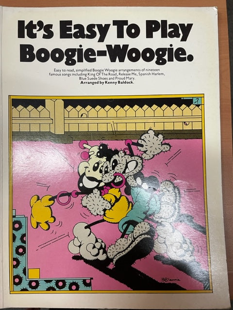 It's easy to play Boogie-Woogie partition piano