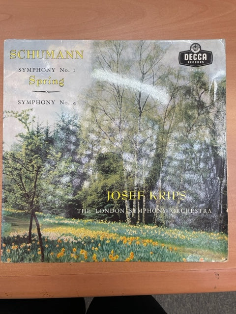 Vinyle Robert Schumann Josef Krips Symphonie n° 1 opus 38 - Symphonie n°4 opus 120