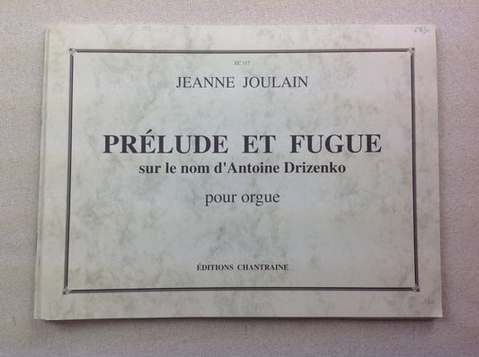 Jeanne Joulain Prélude et Fugue partition pour orgue