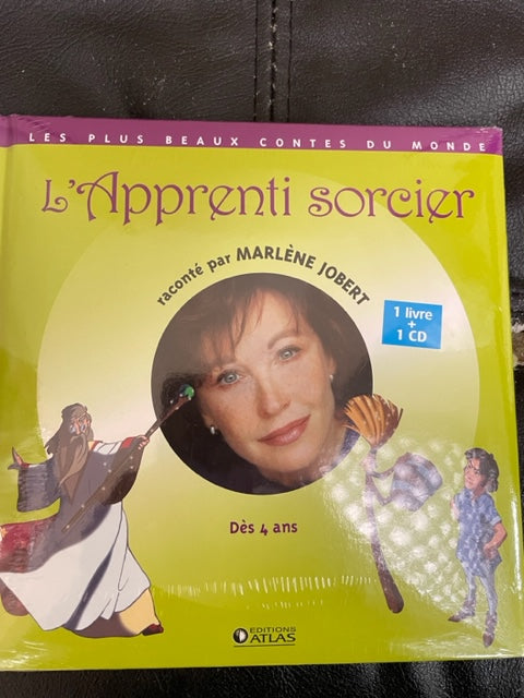 L'apprenti sorcier de Marlène Jobert livre + CD. A partir de 4 ans