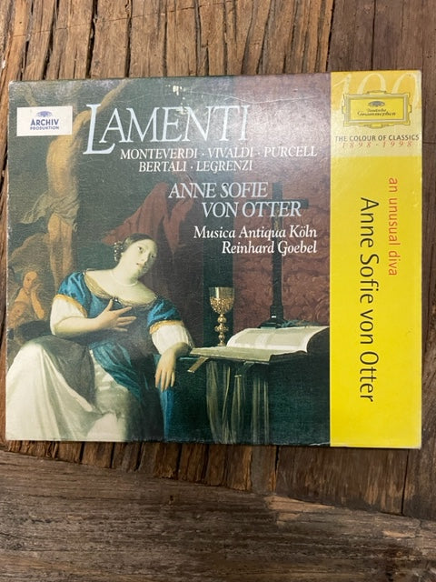 CD Anne Sofie von Otter Lamenti de Monteverdi, Vivaldi, Purcell, Bertali, Legrenzi