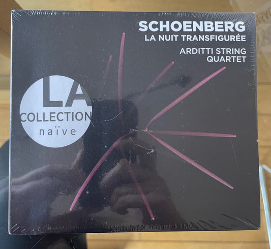 CD Schoenberg La Nuit Transfigurée quatuor à cordes Arditti