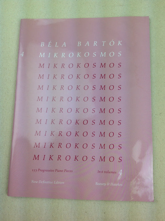 Bela Bartok Mikrokosmos volume 4 partition piano- 3000 partitions, livres et vinyles d'occasion  en vente sur notre site internet gastonmusicclub.fr Gaston Music Store