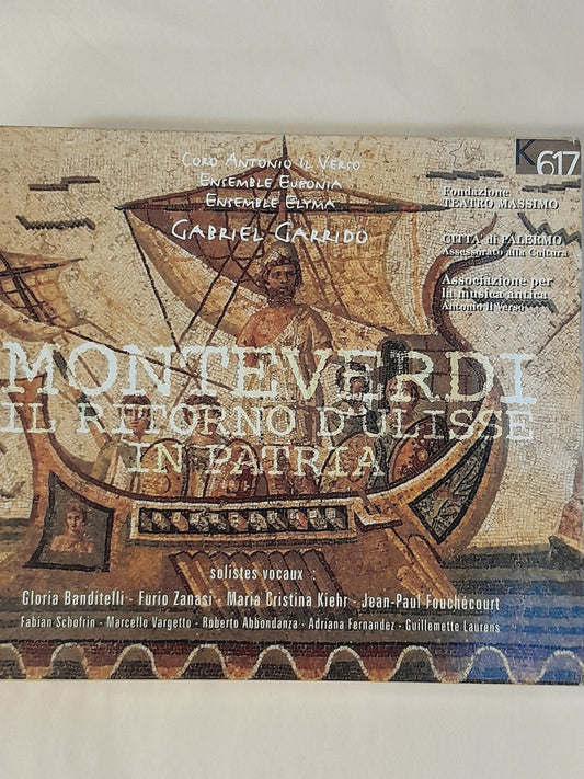 CD Claudio Monteverdi Il ritorno d'Ulisse in patria (coffret 3 CD)