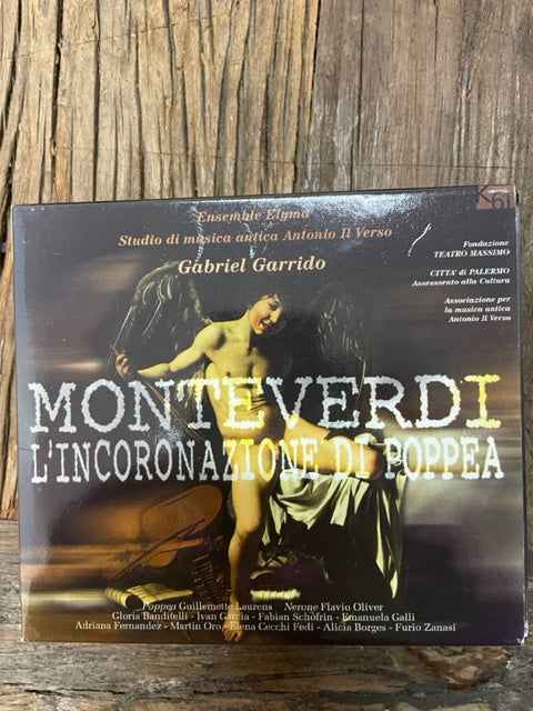 Coffret 3CD  Monteverdi L'incoronazione di Poppea + livret de 141 pages