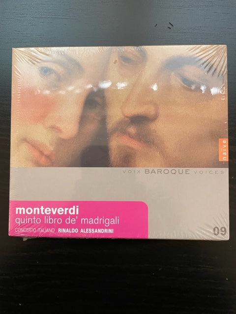 CD Claudio Monteverdi Quinto Libro de madrigali Rinaldo Alessandrini + Livret