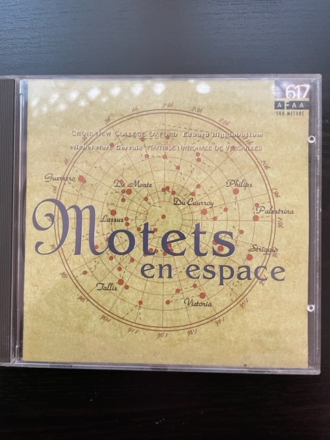 CD Motets en espace Choir New College Oxford