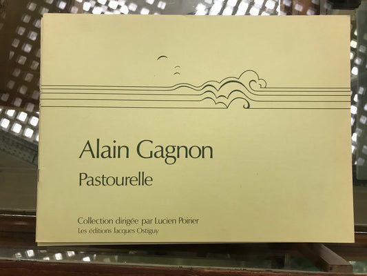 Alain Gagnon Pastourelle partition pour orgue