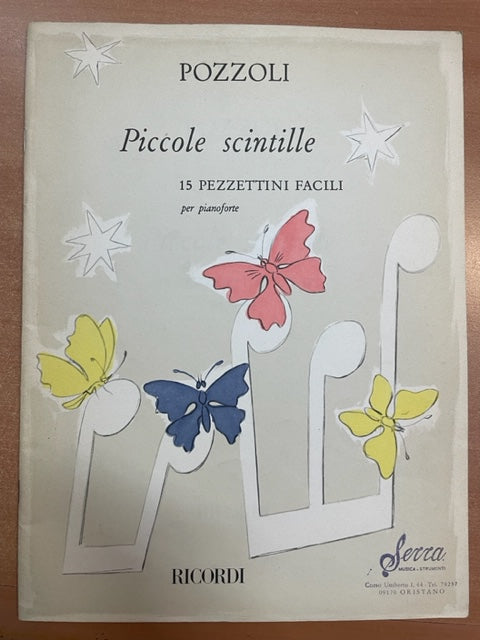 Pozzoli Piccole scintille partition piano