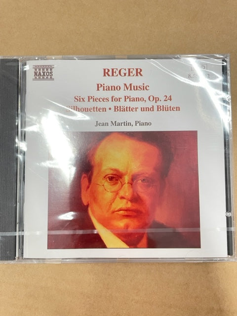 CD Max Reger Piano Music 6 pieces for piano opus 24, Silhouetten, Blätter und Blüten