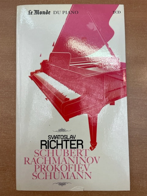 Sviatoslav Richter Schubert, Rachmaninov, Prokofiev, Schumann livret + 2CD