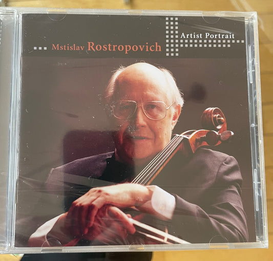 CD Mstislav Rostropovich - Artist Portrait violoncelle et piano