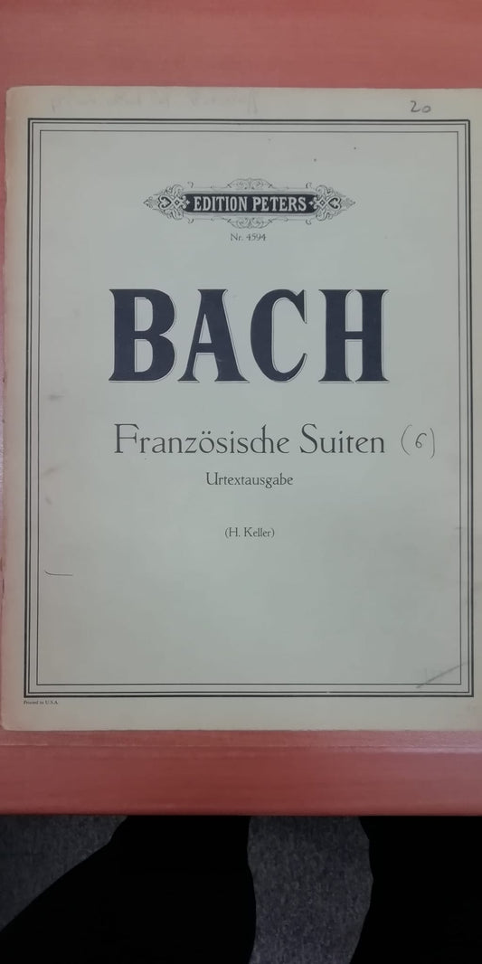 Bach J.S.	Französische Suiten partition piano