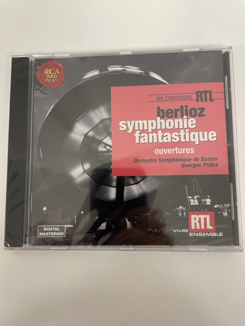 CD Berlioz Symphonie fantastique ouvertures interprété par l'Orchestre symphonique de Boston