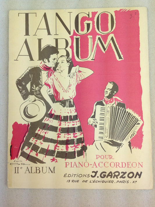 Tango Album n° 2 partition pour accordéon