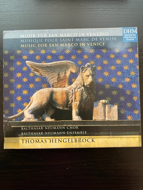 CD Musique pour Saint-Marc de Venise sous la direction de Thomas Hengelbrock