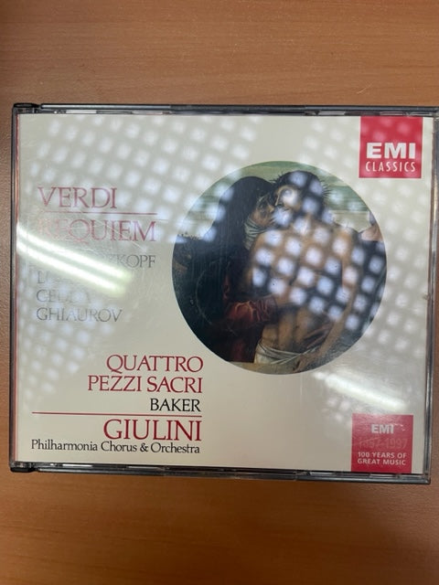 CD Verdi Requiem - Quattro Pezzi Sacri