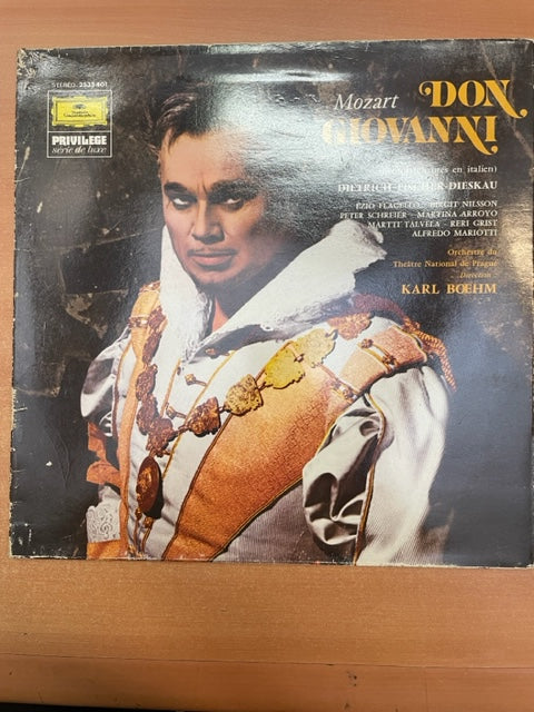 Vinyle 33 tours Mozart Don Giovanni - extraits chantés en italien