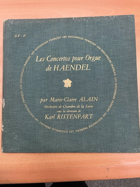 Vinyle Haendel Concertos pour orgue op. IV et VII (3 Vinyles) Marie-Claire Alain