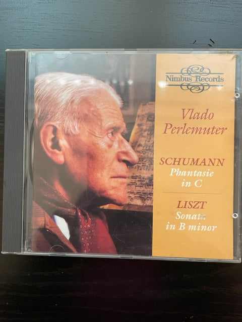 CD Vlado Perlemuter au piano Schumann fantaisie in C Liszt sonata en si mineur