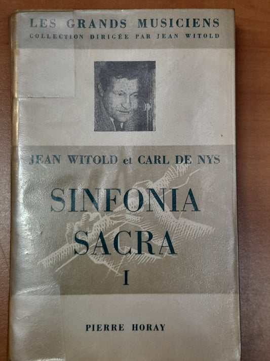 Sinfonia Sacra 1 livre de Jean Witold et Nys Carl